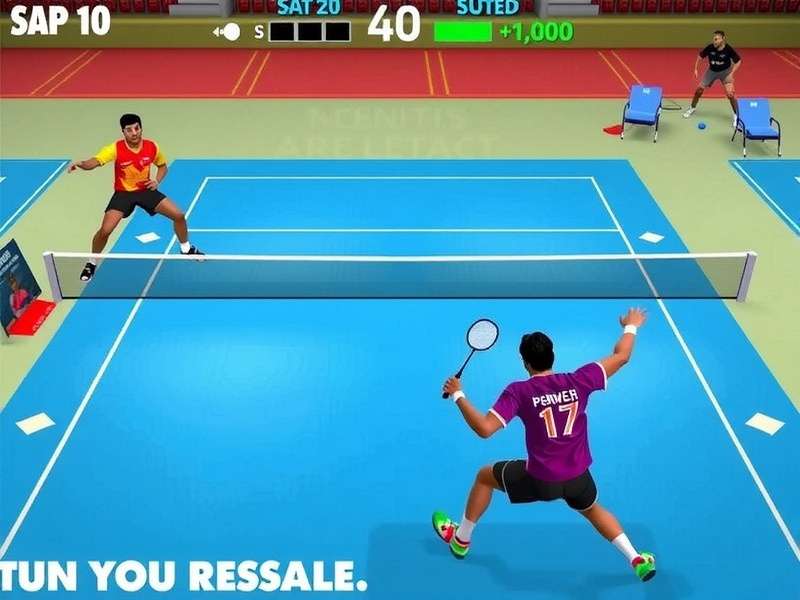 Elite Andhra Badminton Gameplay Screenshot